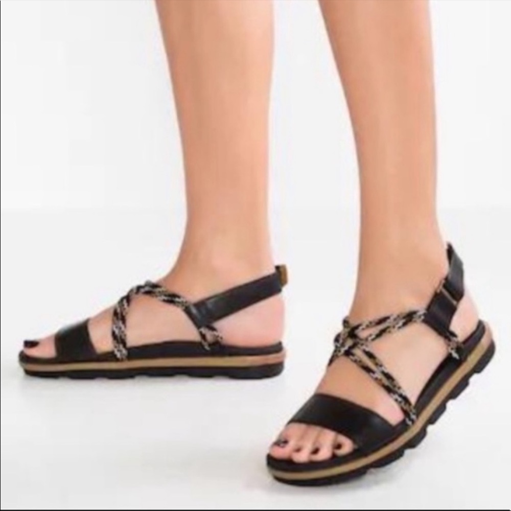 Sorel Torpeda II Woven Rope Strappy Sandals Sz 9